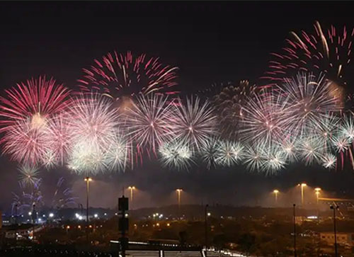 威海焰火晚会
